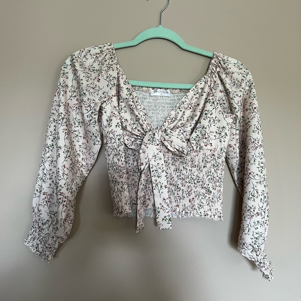 Tie front top